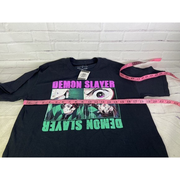 Demon Slayer Anime Characters Graphic Print Short Sleeve Tee T-Shirt Mens Size M - Picture 5 of 6